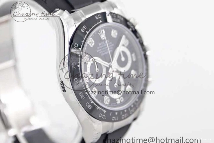 1218 Breathable Daytona 116519 SS TWF 1:1 Best Edition 904L Steel Black Diamonds Dial on Oysterflex Strap A 2413